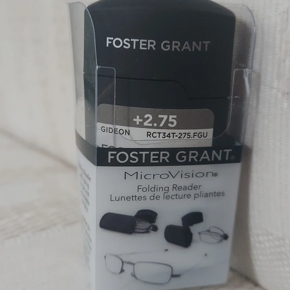 Foster Grant MicroVision Gideon Compact Reading Glasses +2.75 New
